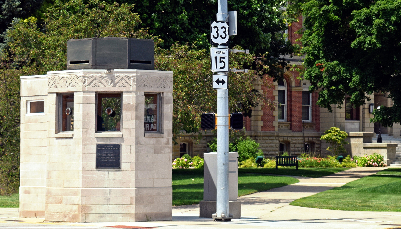 Goshen Police Booth