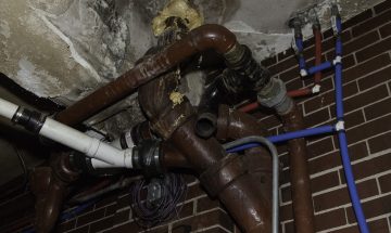 Old and new plumbing