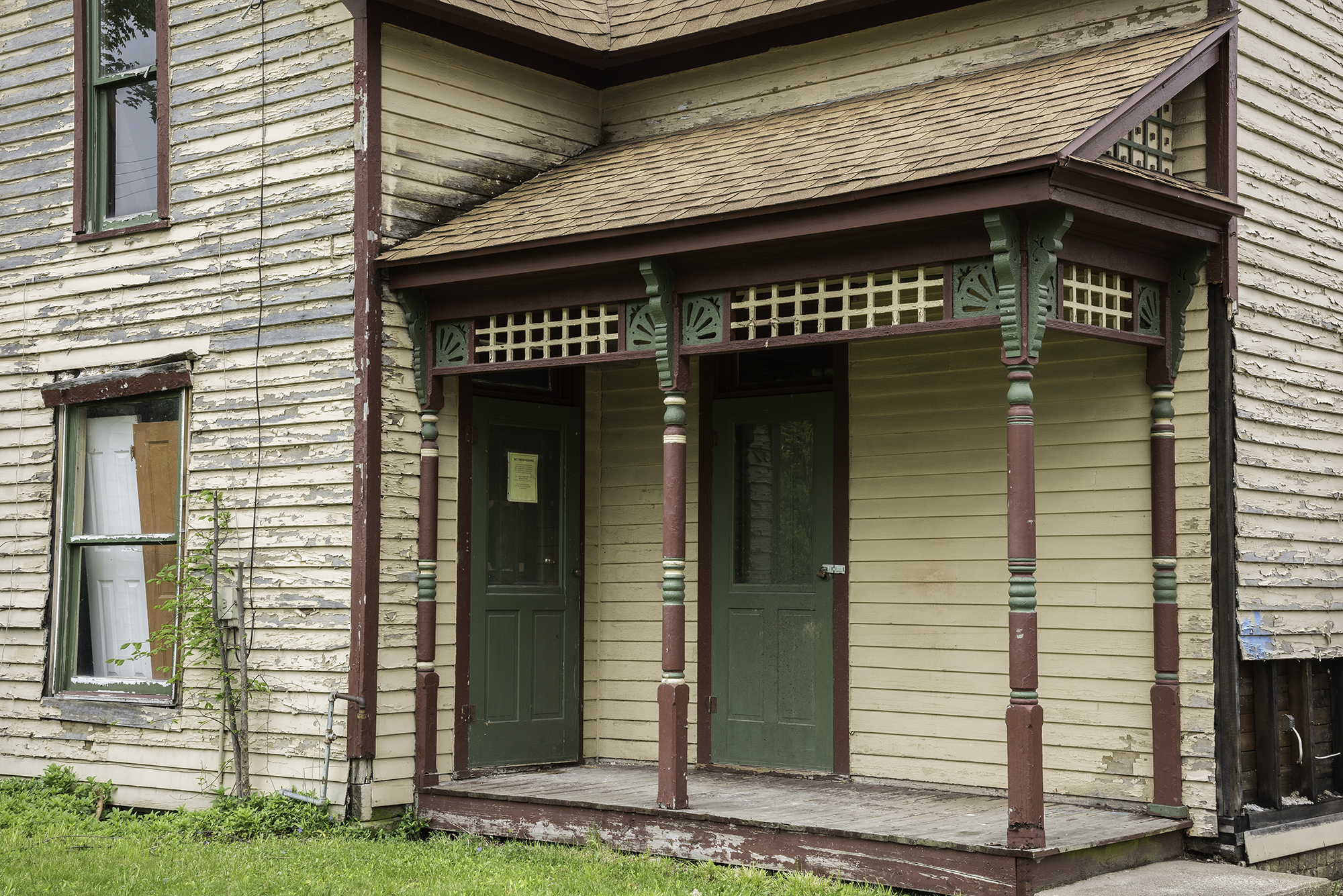 Old house front porch