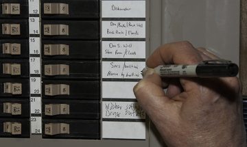 Labeling circuit breakers