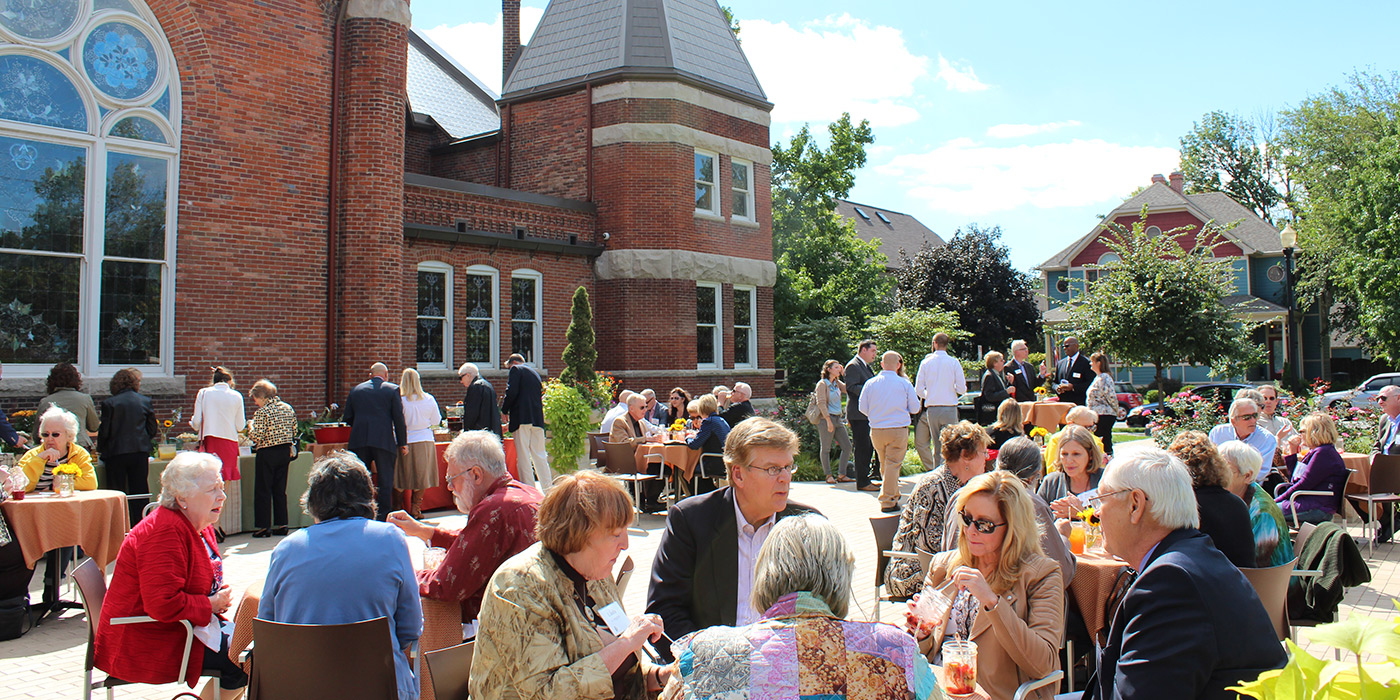 Indiana Landmarks Courtyard Event