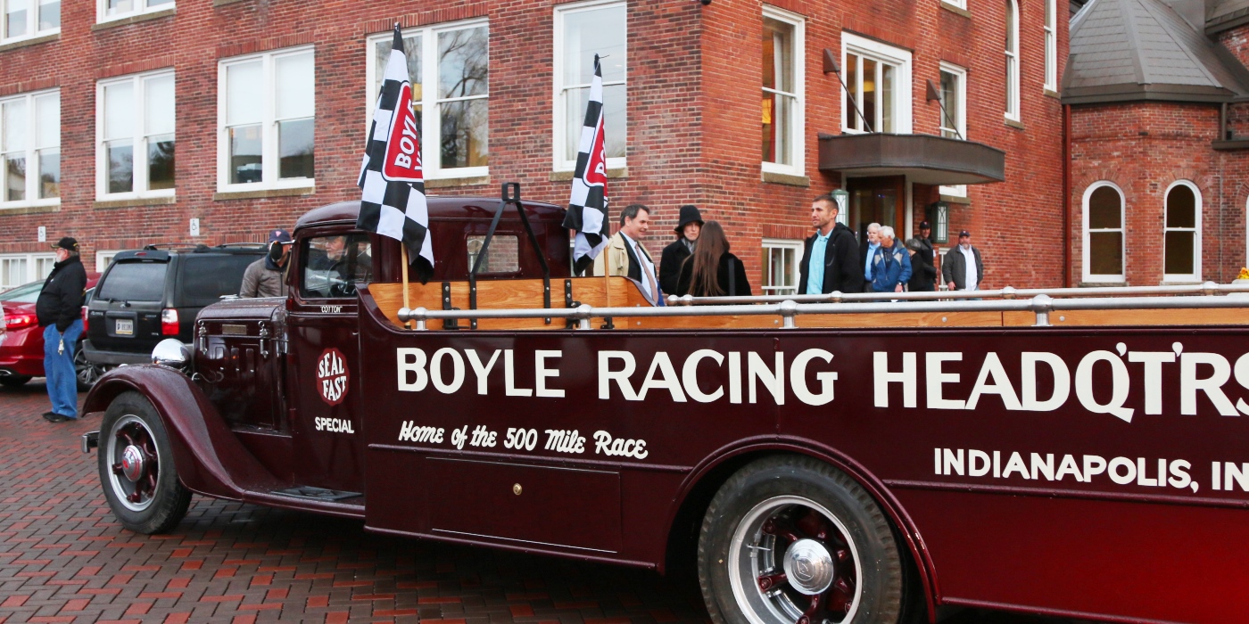 Boyle Racing Garage in Indianapolis