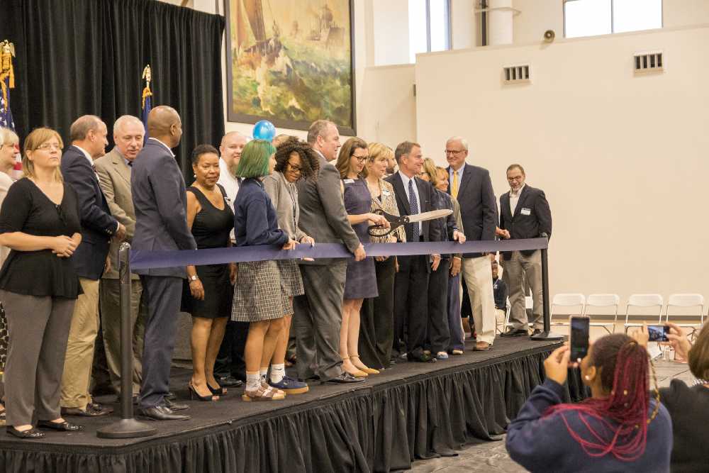 Riverside High School ribbon cutting