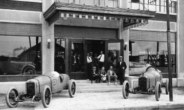 1921 French Grand Prix winning team - Photo Credit ACD Automobile Museum