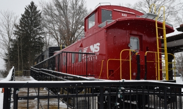 Chesterton train car restrooms