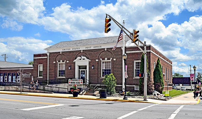 Historic post office, Tipton