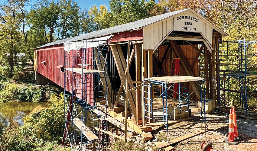 Cades Mill Covered Bridge, Fountain County