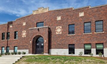 Jimtown's 1929 gym reopened in April 2025 as the Craig and Teneen Dobbs Jimtown Community Center. PHOTO: Courtesy R. Yoder Construction